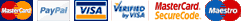 MasterCard, Visa, Paypal